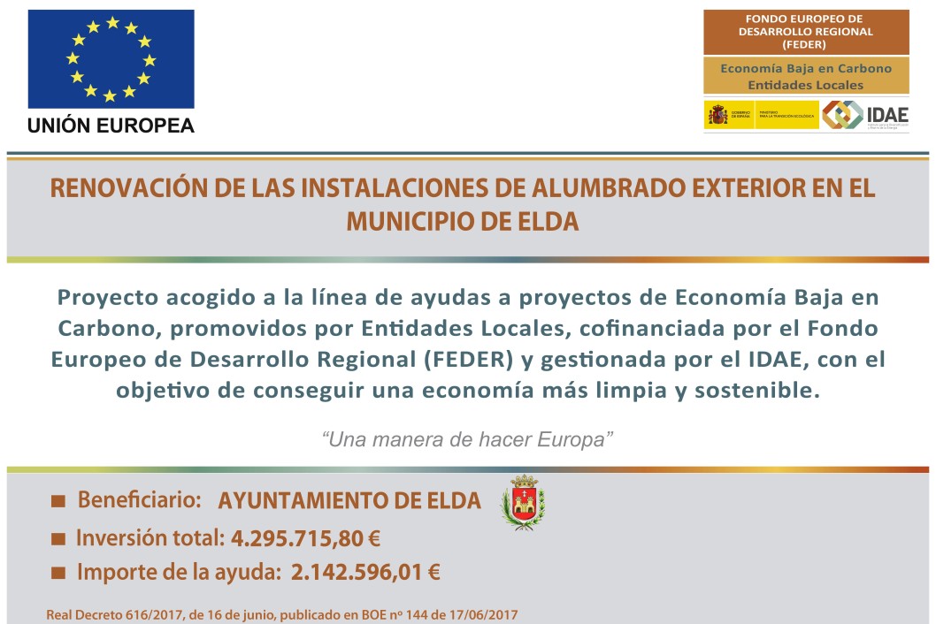 IMESAPI, S.A. renovará las instalaciones del alumbrado público en Elda IMESAPI, S.A. renovará las instalaciones del alumbrado público en Elda